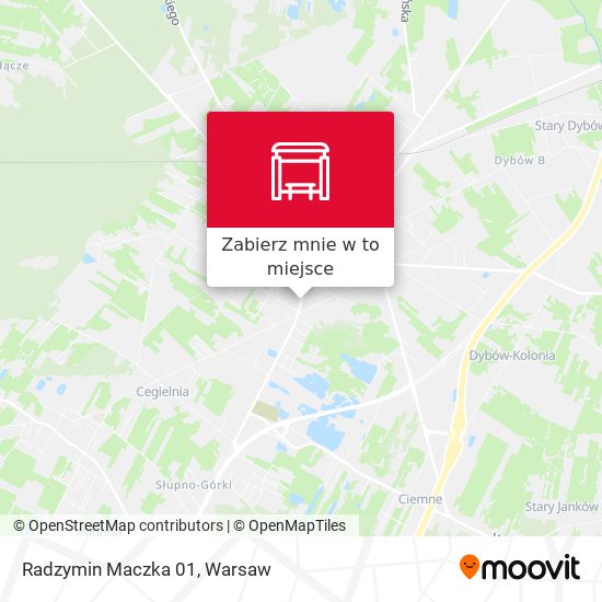 Mapa Radzymin Maczka 01