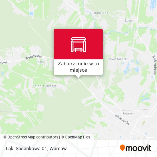 Mapa Łąki Sasankowa