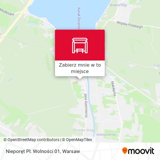 Mapa Nieporęt Pl. Wolności 01