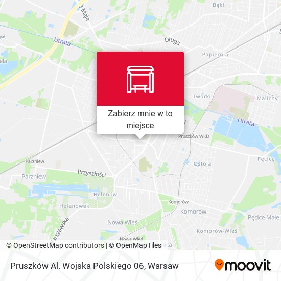 Mapa Pruszków Al. Wojska Polskiego 06