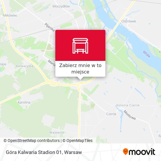 Mapa Góra Kalwaria Stadion 01