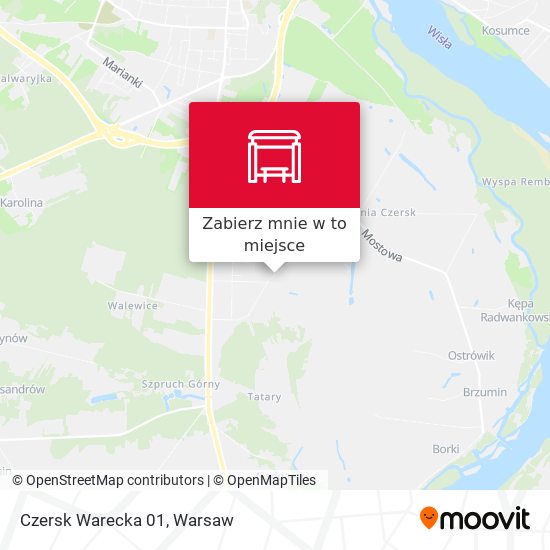 Mapa Czersk Warecka 01