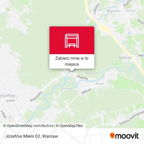 Mapa Józefów Mieni 02