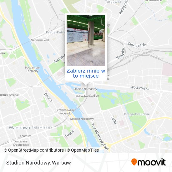 Mapa Stadion Narodowy