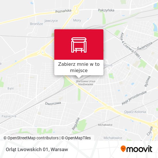 Mapa Orląt Lwowskich