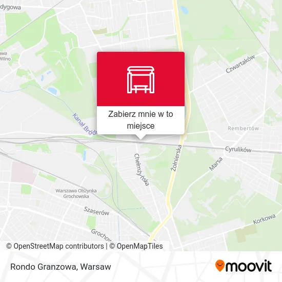 Mapa Rondo Granzowa