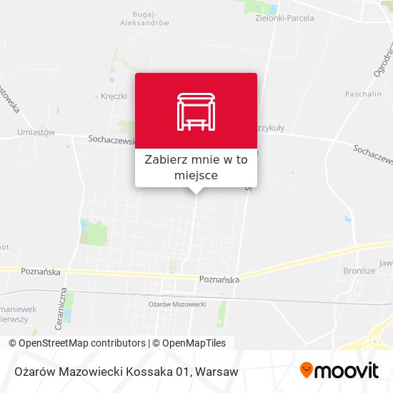 Mapa Ożarów Mazowiecki Kossaka 01