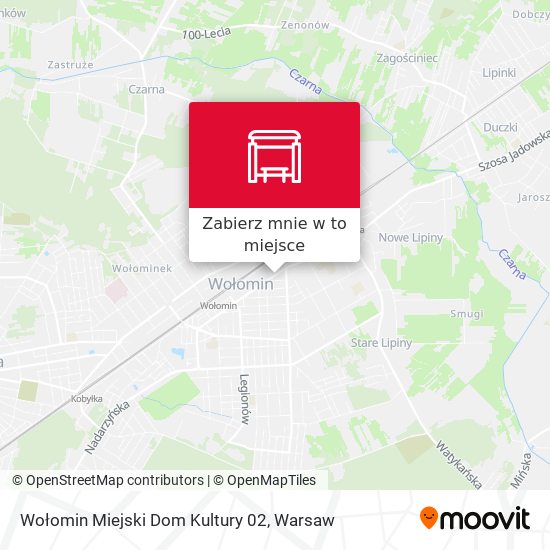 Mapa Wołomin Miejski Dom Kultury 02