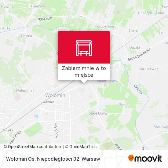 Mapa Wołomin Os. Niepodległości