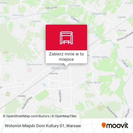 Mapa Wołomin Miejski Dom Kultury 01