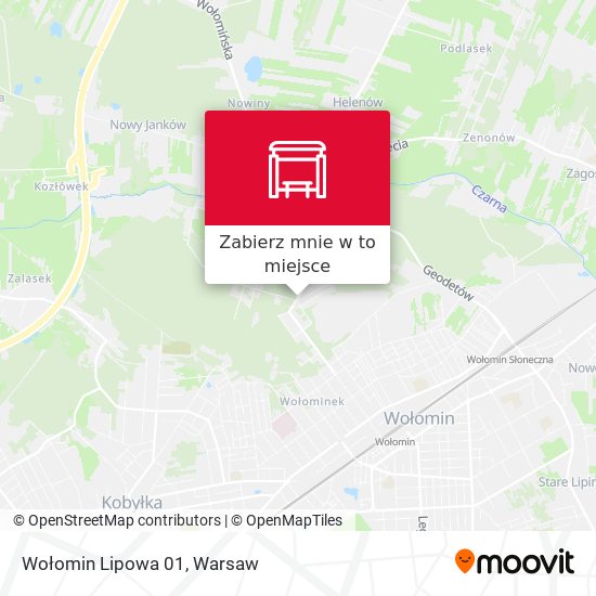 Mapa Wołomin Lipowa 01