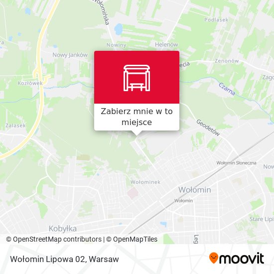 Mapa Wołomin Lipowa 02