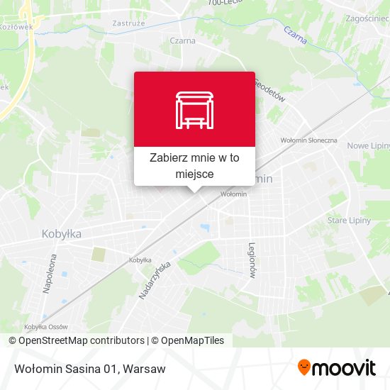 Mapa Wołomin Sasina