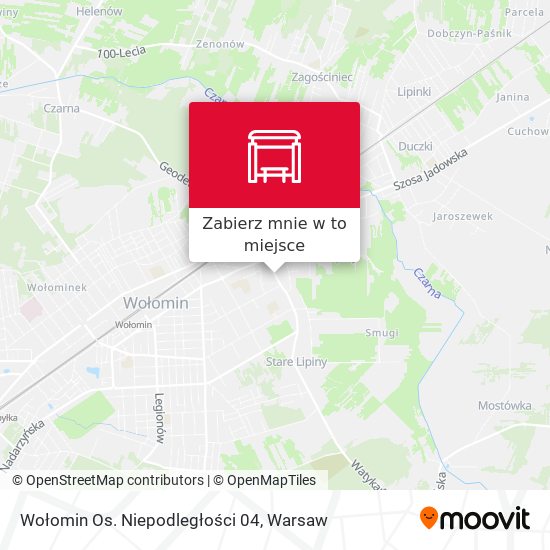 Mapa Wołomin Os. Niepodległości 04