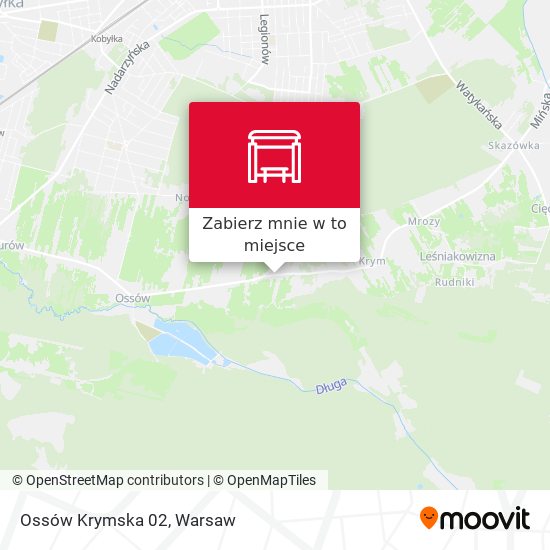 Mapa Ossów Krymska