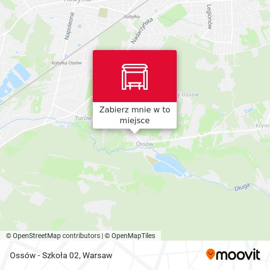 Mapa Ossów-Szkoła