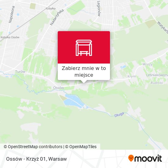 Mapa Ossów - Krzyż 01