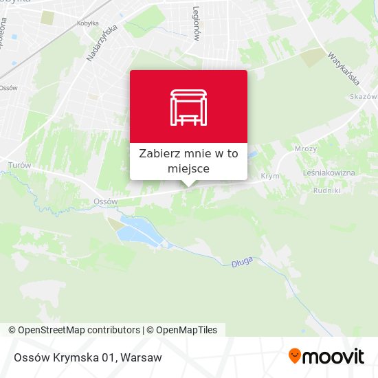 Mapa Ossów Krymska