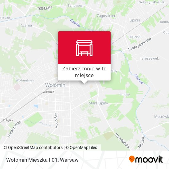 Mapa Wołomin Mieszka I 01