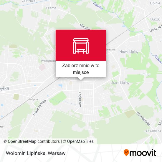 Mapa Wołomin Lipińska