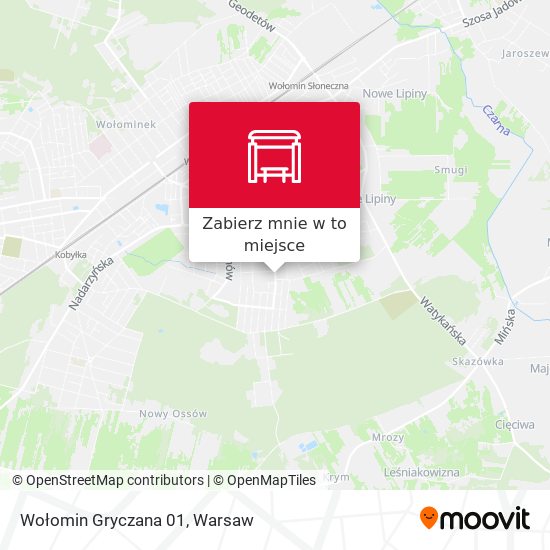 Mapa Wołomin Gryczana 01