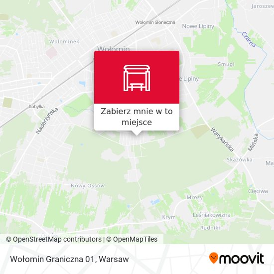 Mapa Wołomin Graniczna 01