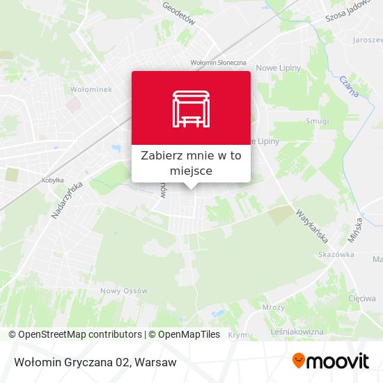 Mapa Wołomin Gryczana 02