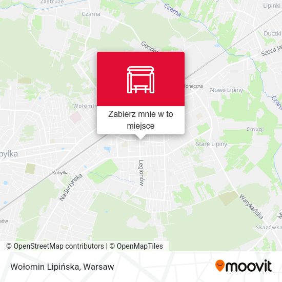 Mapa Wołomin Lipińska