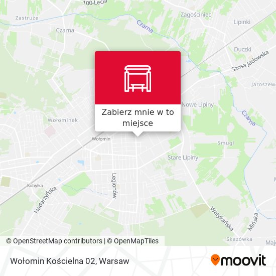 Mapa Wołomin Kościelna 02