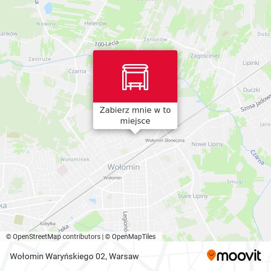 Mapa Wołomin Waryńskiego 02