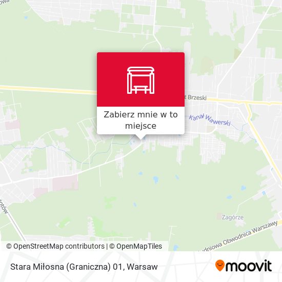 Mapa Stara Miłosna (Graniczna) 01