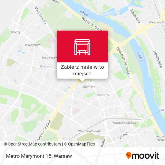 Mapa Metro Marymont 15