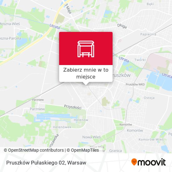 Mapa Pruszków Pułaskiego 02