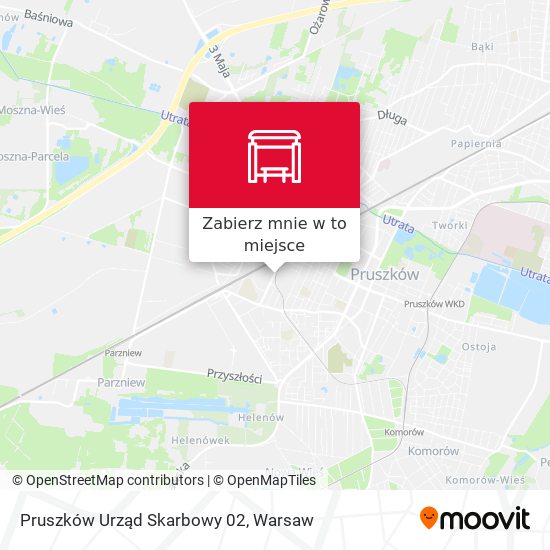 Mapa Pruszków Urząd Skarbowy 02