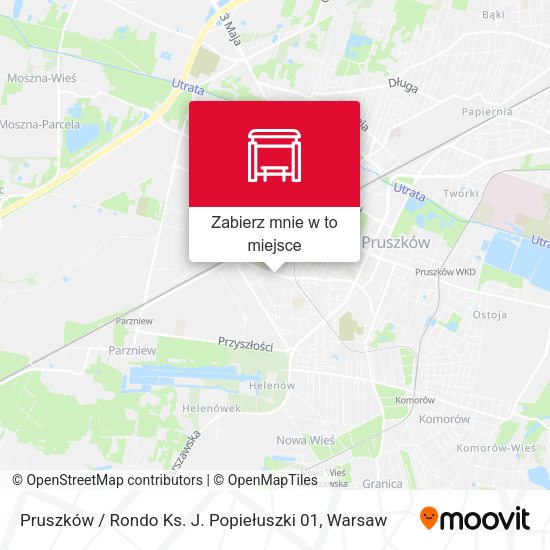 Mapa Pruszków / Rondo Ks. J. Popiełuszki 01