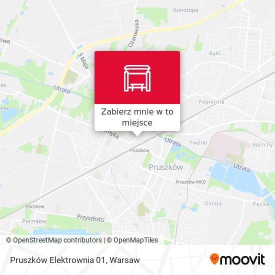 Mapa Pruszków Elektrownia 01