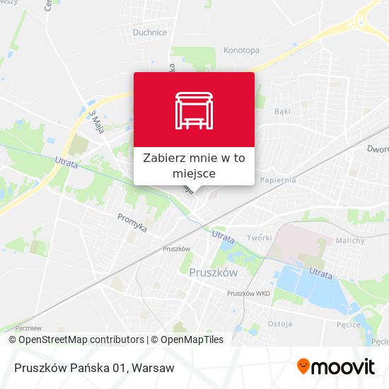 Mapa Pruszków Pańska 01