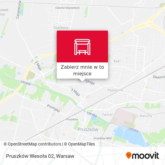 Mapa Pruszków Wesoła 02