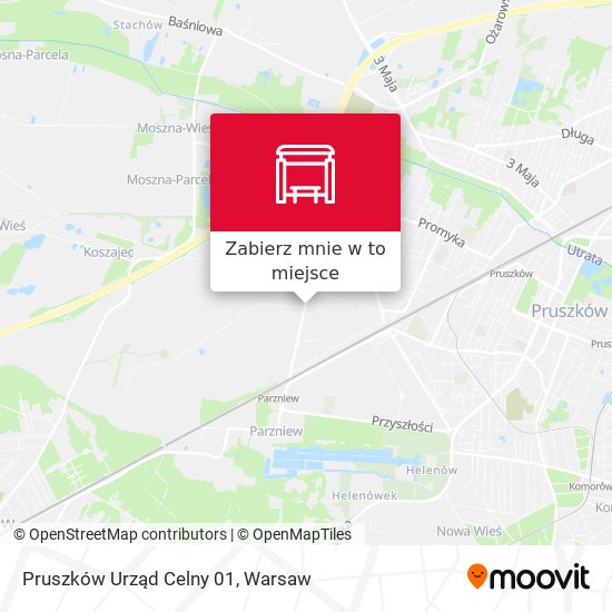 Mapa Pruszków Urząd Celny 01