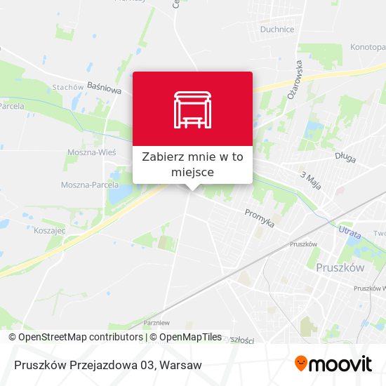 Mapa Pruszków Przejazdowa 03