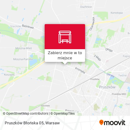 Mapa Pruszków Błońska 05