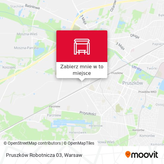 Mapa Pruszków Robotnicza 03