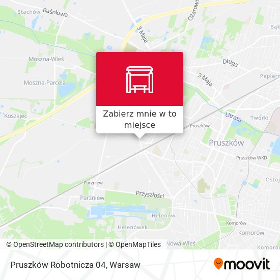 Mapa Pruszków Robotnicza 04