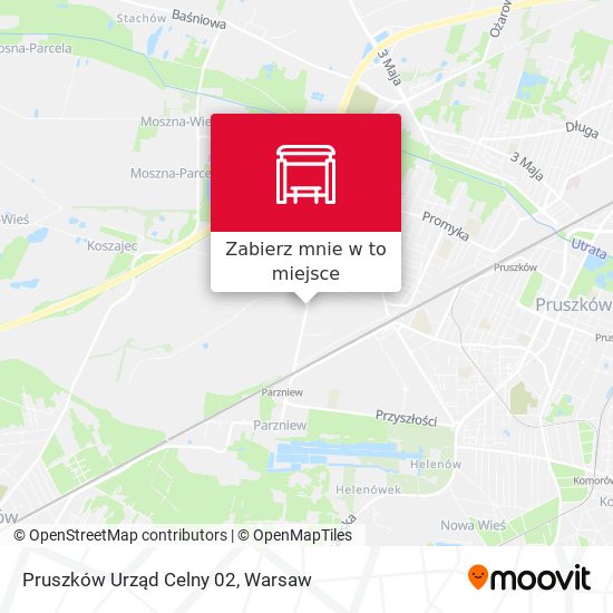 Mapa Pruszków Urząd Celny 02