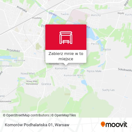 Mapa Komorów Podhalańska 01