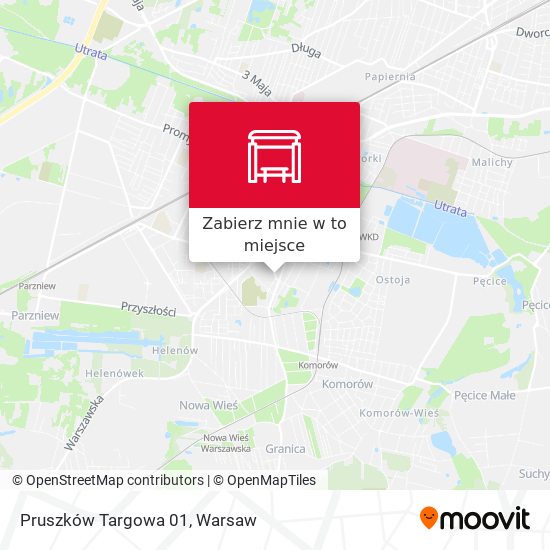 Mapa Pruszków Targowa 01