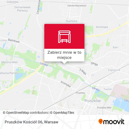 Mapa Pruszków Kościół 06