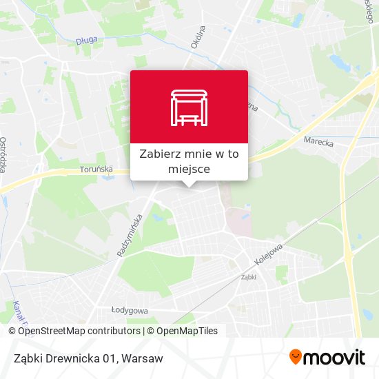 Mapa Ząbki Drewnicka 01