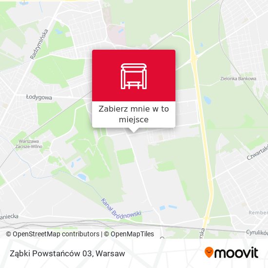 Mapa Ząbki Powstańców 03