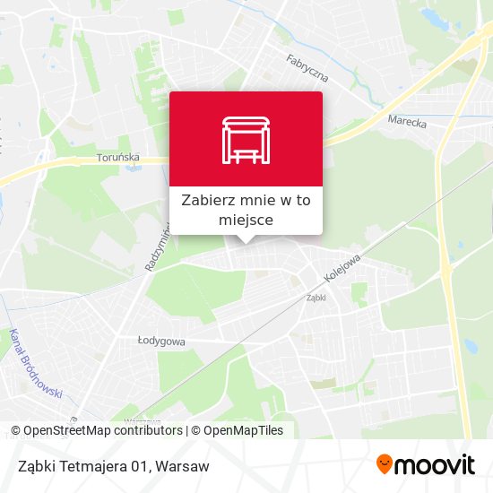 Mapa Ząbki Tetmajera 01